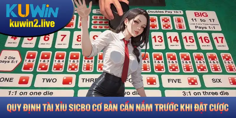 Các quy định tài xỉu Sicbo cơ bản cần nắm trước khi đặt cược